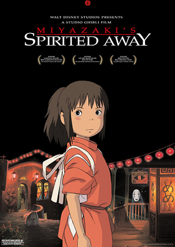 Uzun Metrajlı En İyi Animasyon Filmi” Oscar'ını kazanan Spirited Away.