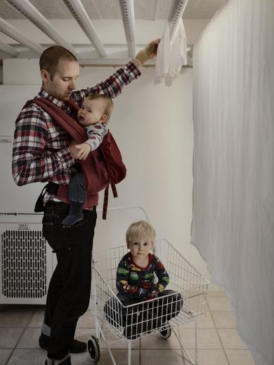 Johan Bavmän'dan ilginç bir proje: Ebeveynlik izninde babalar ve çocukları