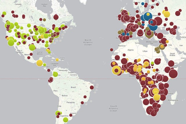 Aşıyla önlenebilen hastalıkların interaktif haritası oluşturuldu
