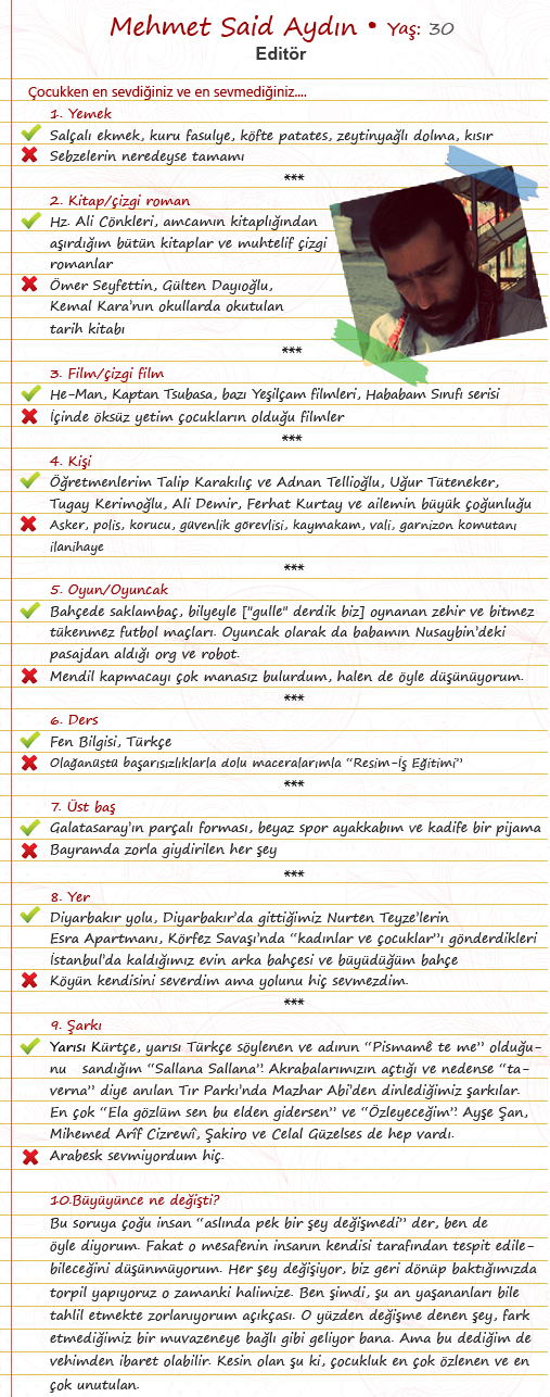 10 soru- Mehmet Said Aydın