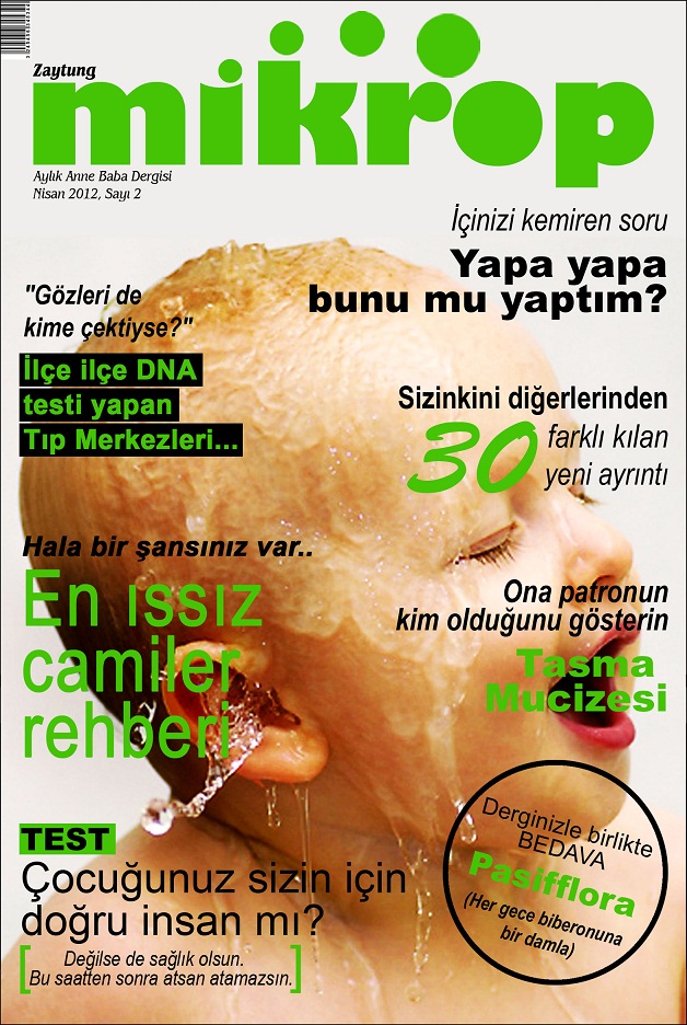 Zaytung bebek dergisinin feriştahını yayınladı: Mikrop!
